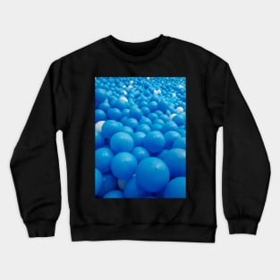 Blue balls pattern design Crewneck Sweatshirt